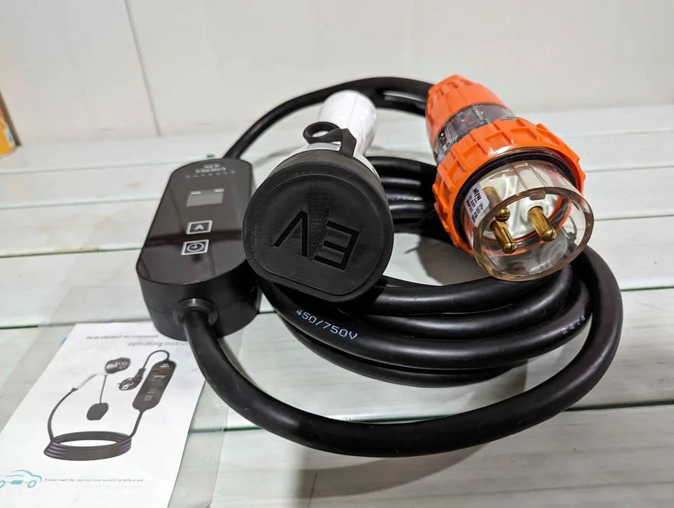 32 Amp Portable Type 2 Charger - 3 Pin