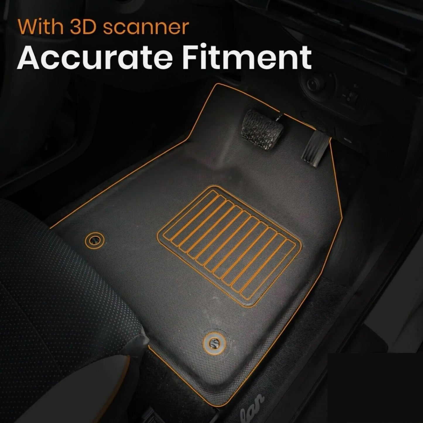 Floor Mats BYD SEAL 3D XPE Textured Look Rubber Liners