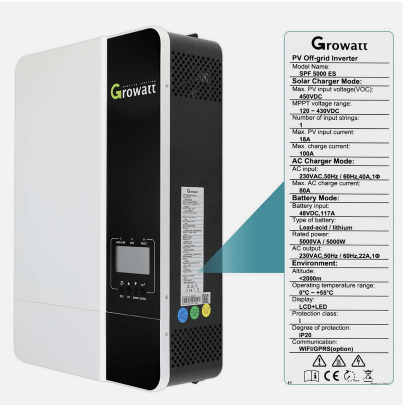 Growatt SPF 5000 ES Off-grid Inverter