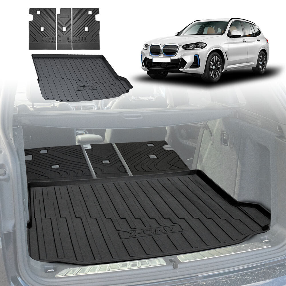 BMW X3 iX3 G01 2017-24 - Trunk Cargo Floor Mats Boot Liner Back Seat Protector
