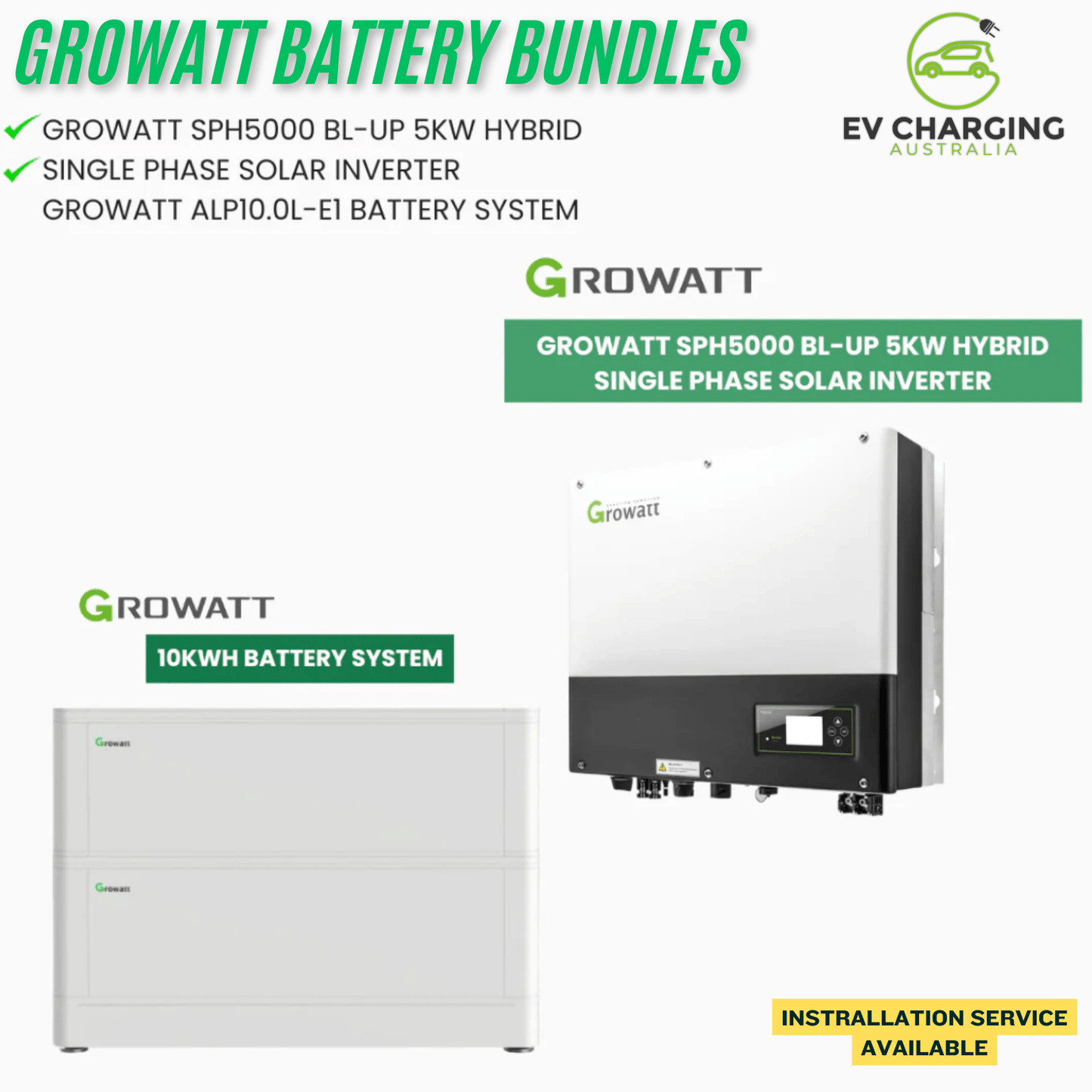 Growatt ARK Solar Lithium Battery System Bundles