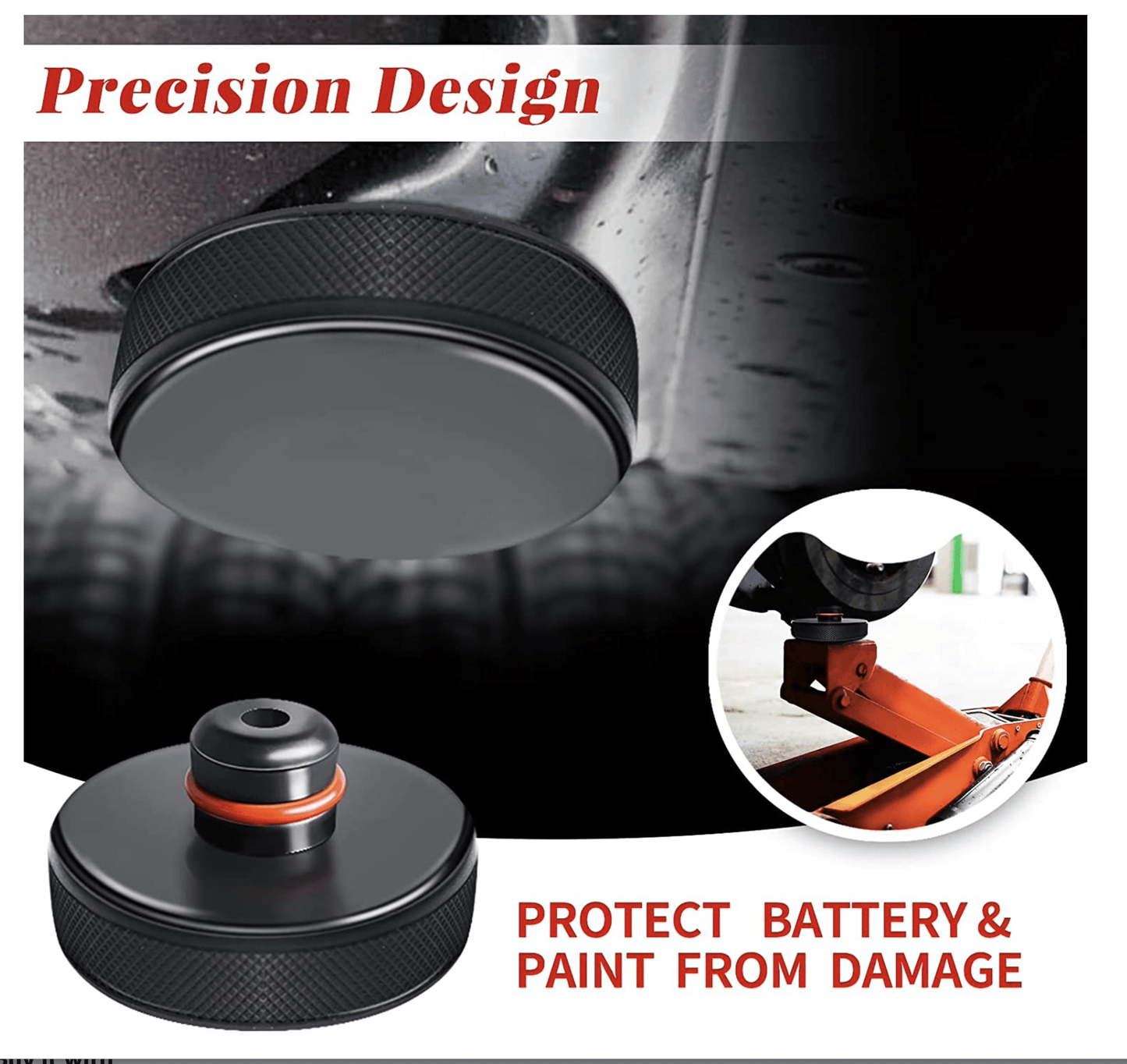 Jack Pad for Tesla Model 3/S/X/Y, 4 Pucks with a Storage Case, Accessories for Tesla Vehicles