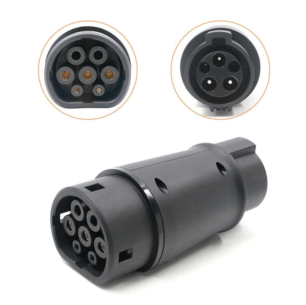 32A Type 2 to Type 1 EV Adapter